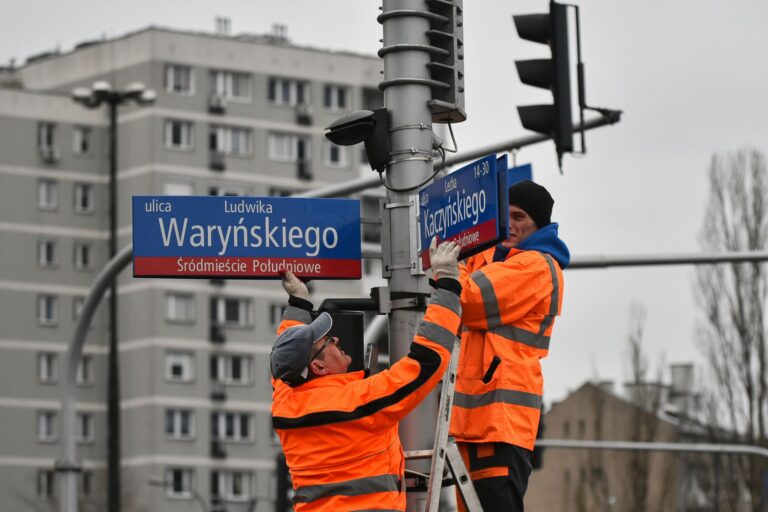 Ulice komunistów Warszawa